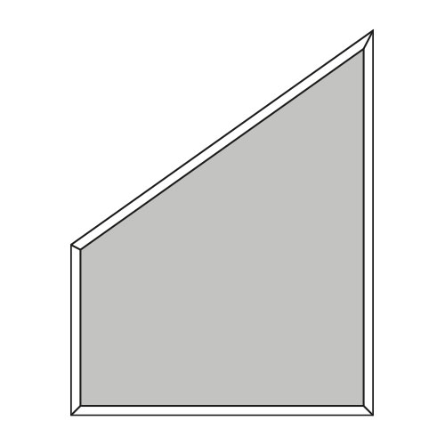 Trapezio rettangolo sinistro