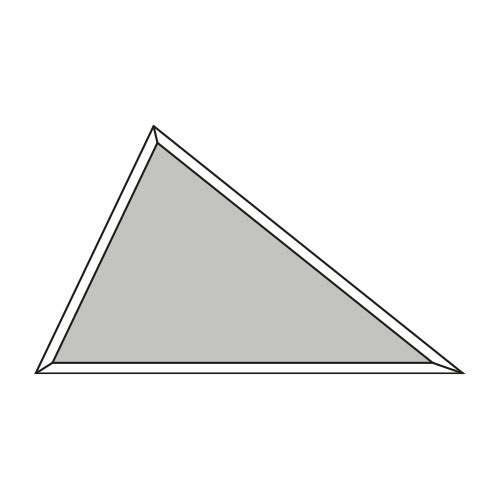 Triangolo forma irregolare