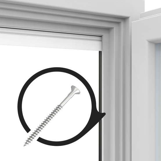 Battente finestra avvitato